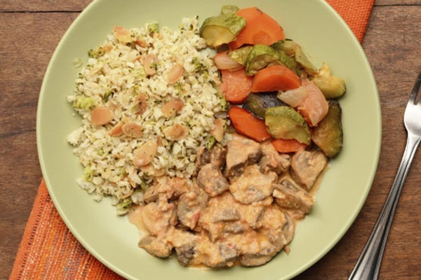 Comida congelada saborosa