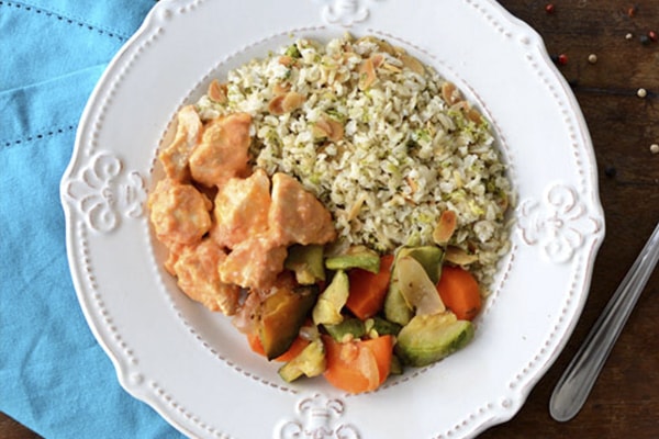 Comida congelada saborosa