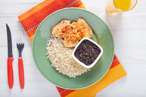 Comida congelada saborosa
