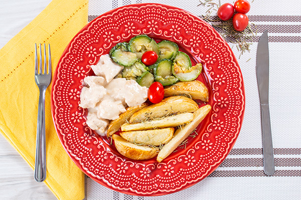 Comida congelada saborosa