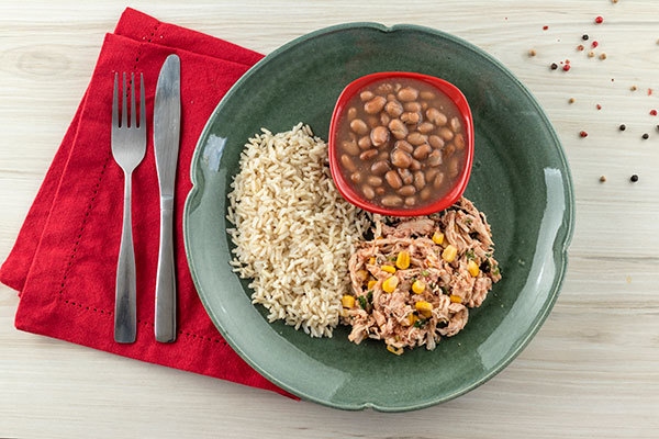 Comida congelada saborosa