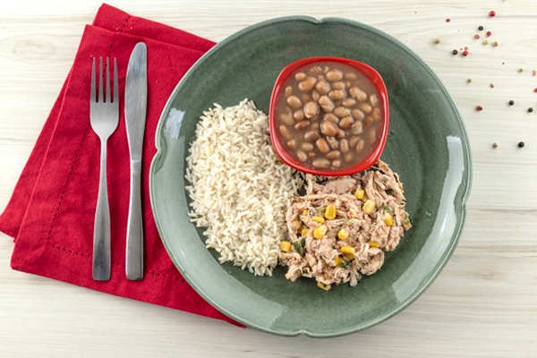 Comida congelada saborosa