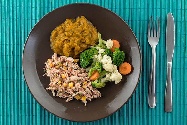 Comida congelada saborosa