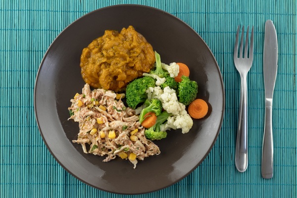 Comida congelada saborosa