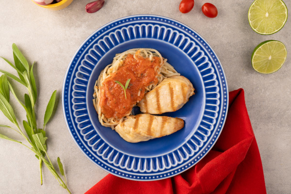 Comida congelada saborosa