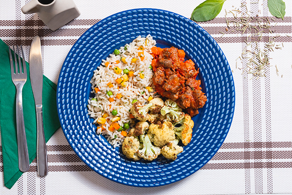 Comida congelada saborosa