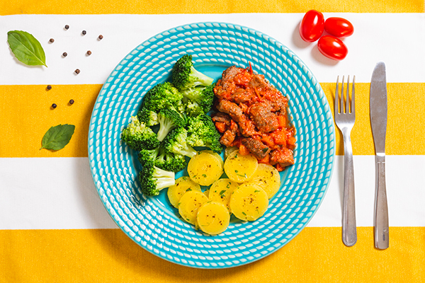 Comida congelada saborosa