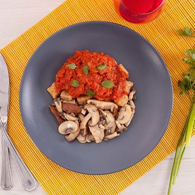 Comida congelada saborosa