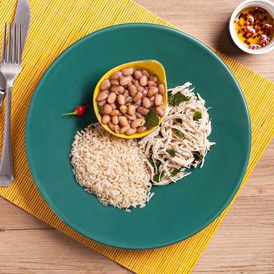Comida congelada saborosa
