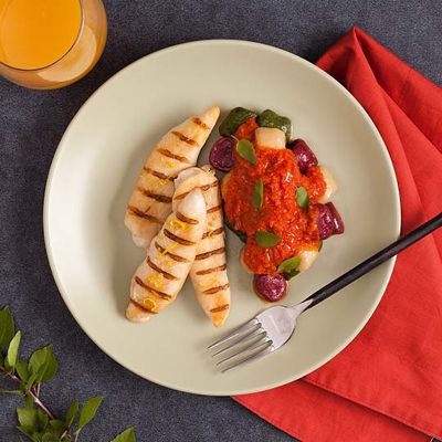 Comida congelada saborosa