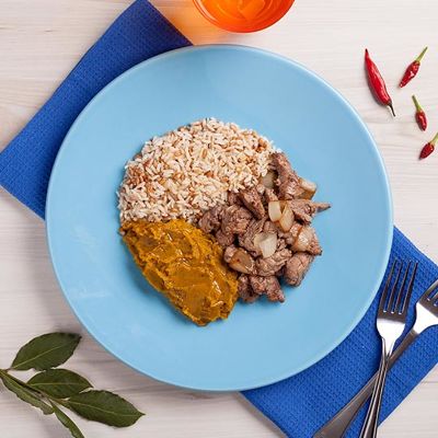 Comida congelada saborosa