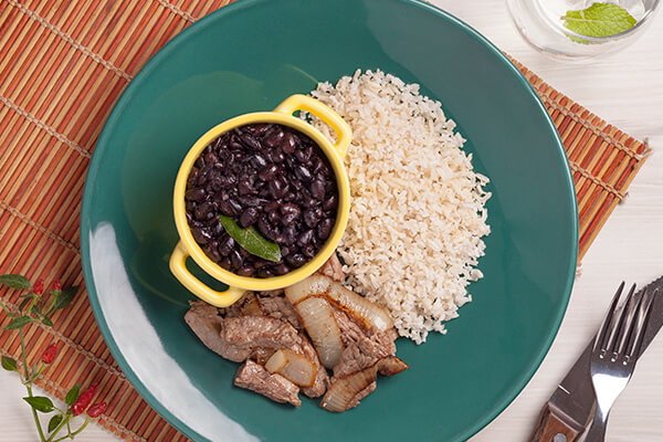 Comida congelada saborosa